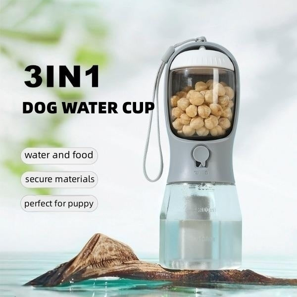 HydraPaw™ 3-in-1 Portable Pet Bottle